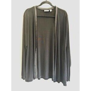 Chico's Travelers Open Front Cardigan Women's Size‎ 3 Minimal Classy Modern